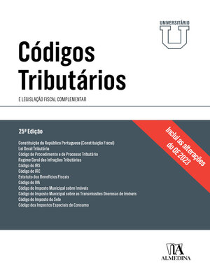 cover image of Códigos Tributários e Legislação Fiscal Complementar--Edição Universitária--25ª Edição